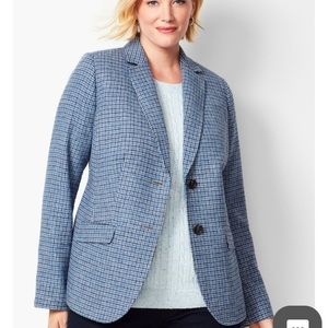 Talbots 22WP Blue Wool Blazer (NWT)